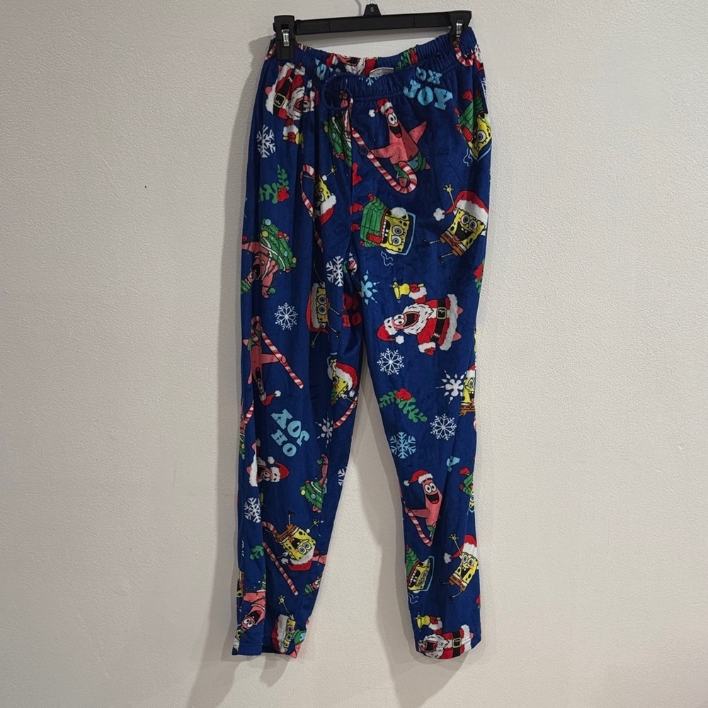 SpongeBob Squarepants Holiday Graphic PJ Pants size Medium